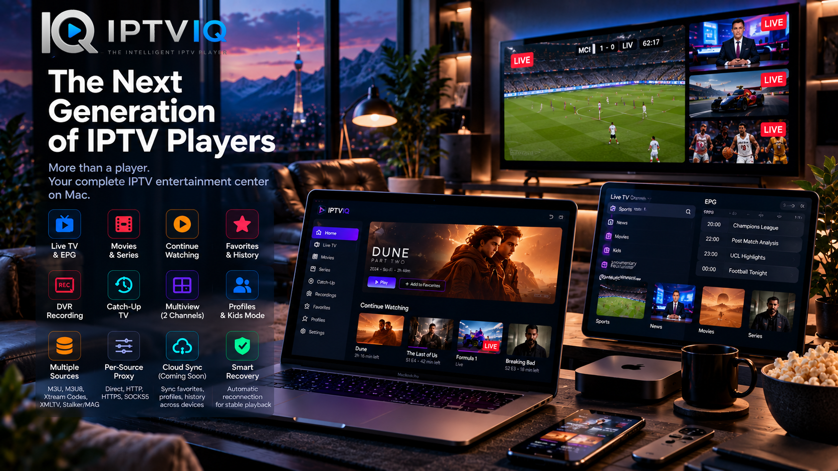 IPTVIQ and the Next Generation of IPTV Players on Mac